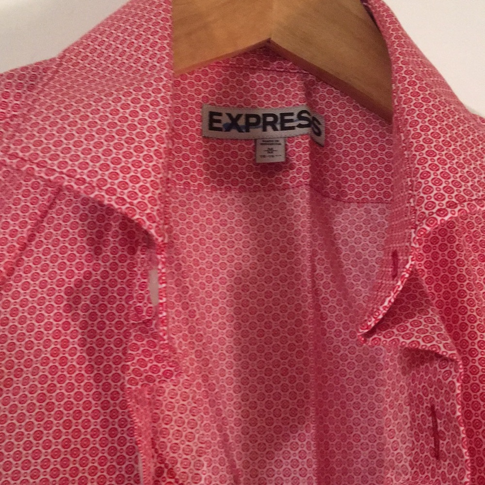 EXPRESS Pattern Dress Shirt - Picture 2 of 2